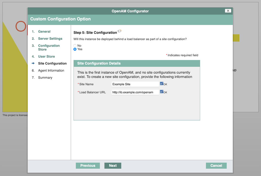 openam conf site