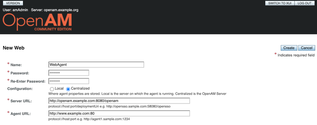 web agent profile