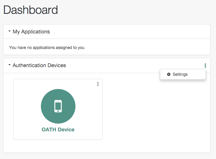 authn 2sv devices menu options