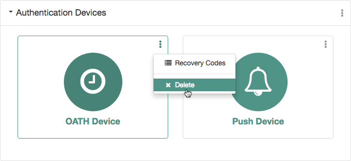 authn mfa device management delete option