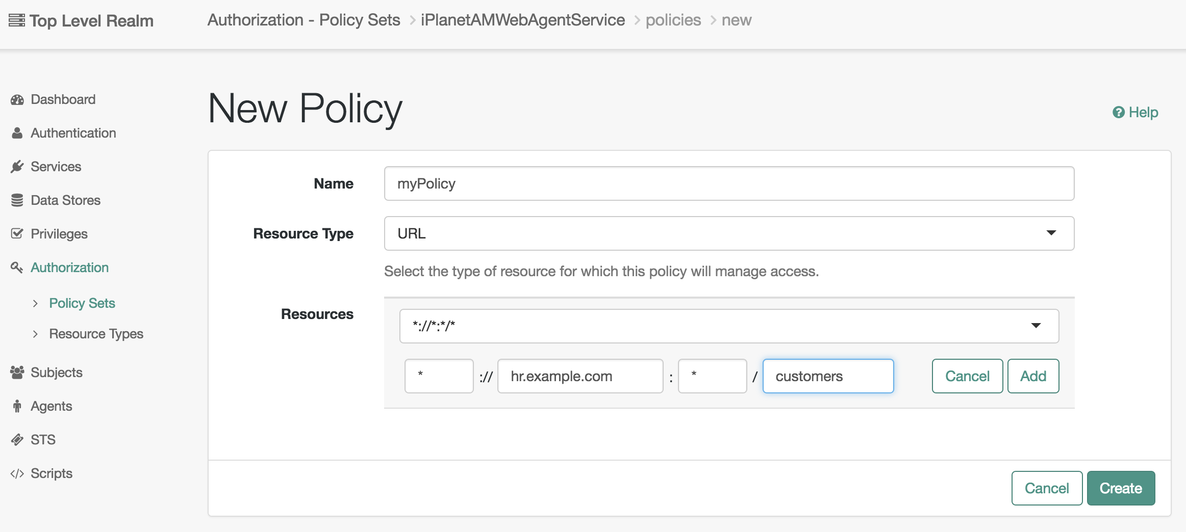 policy patterns