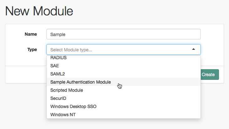 register sample auth