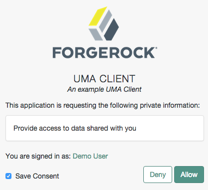 uma client auth request