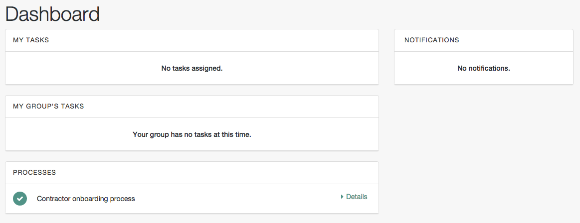 provisioning dashboard