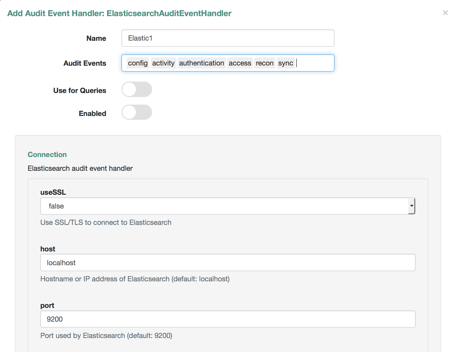 elastic audit