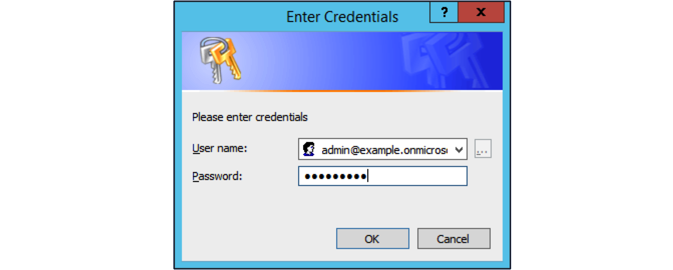 ps azure credentials